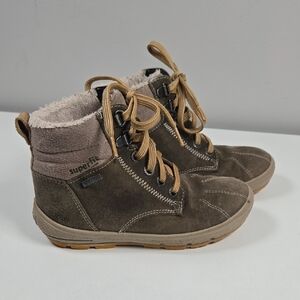 Superfit Taupe Suede Ankle Boots